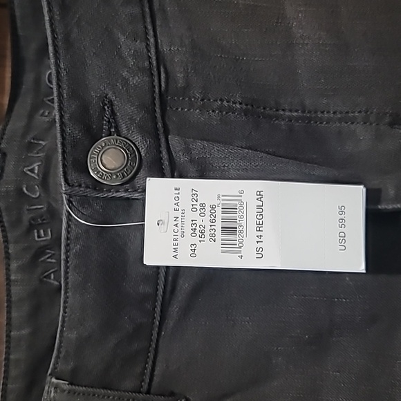 NWT Distressed Black Jeggings (14) - Picture 2 of 5